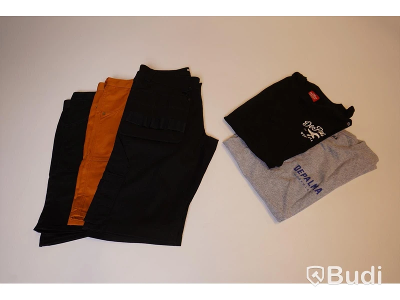 3 par arbetsshorts strl 32, 2 t-shirts strl M