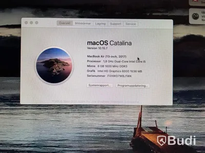 Macbook Air 13 tum, 2017, 1.8 Ghz, 8 GB RAM, 128 GB HD