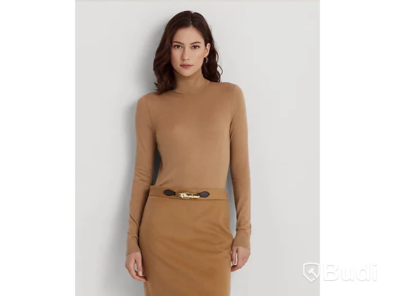 Polotröja Lauren Ralph Lauren Silk-Blend Roll Neck, stl. S