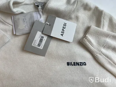 Stickad Hoodie Aspesi Silenzio, stl. 50