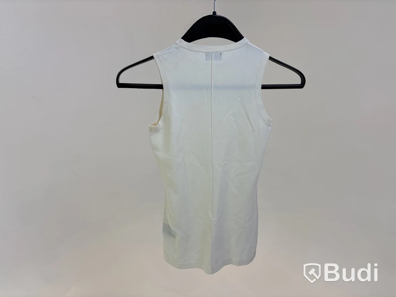 Topp Leoni Mona Tank Tip, vit, stl. XS - By Nathalie Schuterman, Design Filippa Fuxe