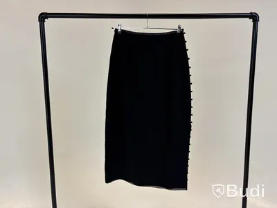 Kjol Leoni Joan silk skirt, svart, stl. L - By Nathalie Schuterman, Design Filippa Fuxe