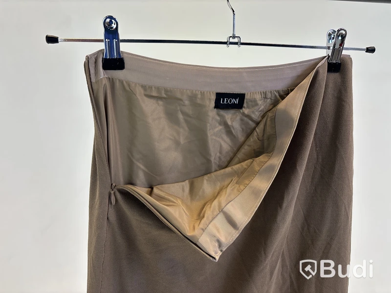 Kjol Leoni Reed Knitted Skirt, beige, stl. XS - By Nathalie Schuterman, Design Filippa Fuxe