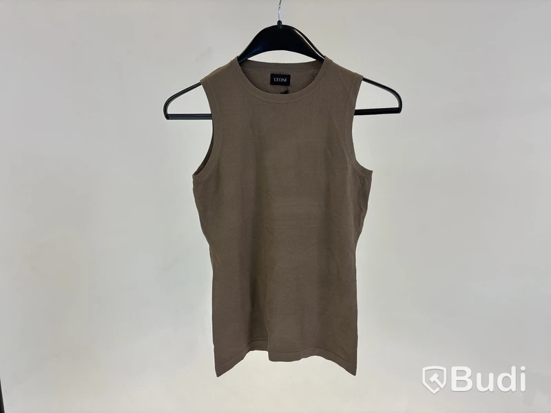 Topp Leoni Mona Tank Top, beige, stl. M - By Nathalie Schuterman, Design Filippa Fuxe