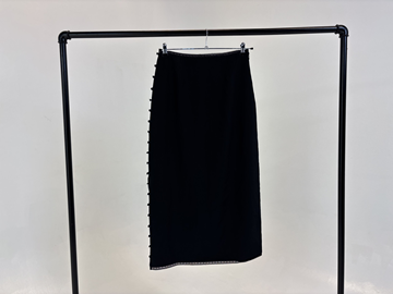 (NY) Kjol Leoni Joan silk skirt, svart, stl. S - By Nathalie Schuterman, Design Filippa Fuxe  