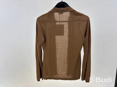 Skjorta Leoni Miro Knitted Shirt, brun, stl. S - By Nathalie Schuterman, Design Filippa Fuxe