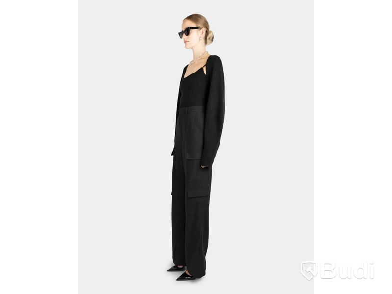 Byxor Nathalie Schuterman, Julia Cargo Light Pants, svart, stl. 34