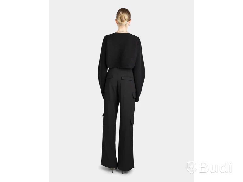 Byxor Nathalie Schuterman, Julia Cargo Light Pants, svart, stl. 34