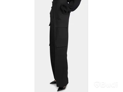 Byxor Nathalie Schuterman, Julia Cargo Light Pants, svart, stl. 34