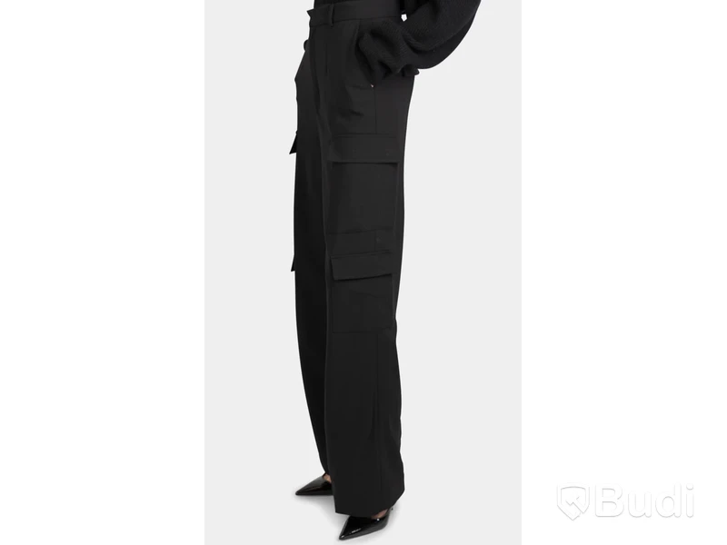 Byxor Nathalie Schuterman, Julia Cargo Light Pants, svart, stl. 34