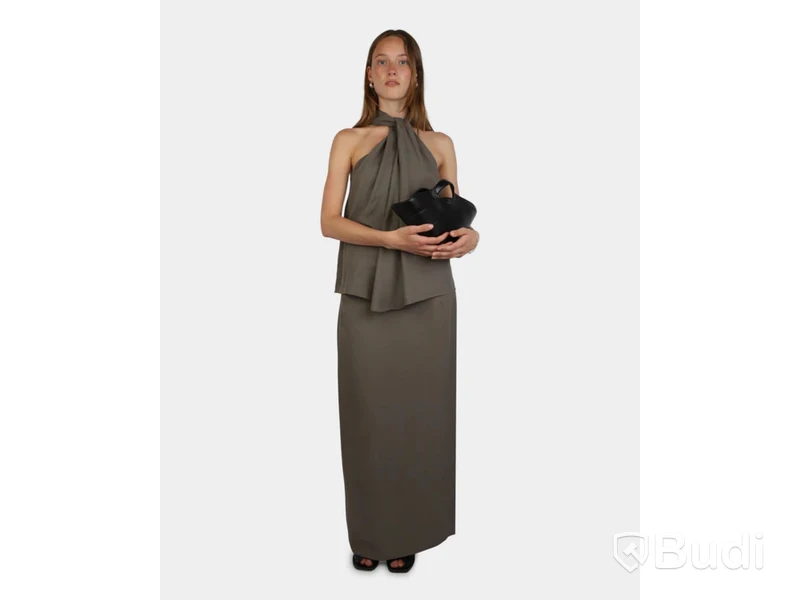Kjol Nathalie Schuterman, Poem Draped Skirt Taupe, stl. 38