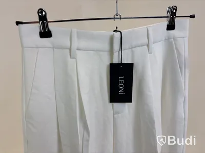 Byxor Leoni Bohdi Trousers, vit, stl. S - By Nathalie Schuterman, Design Filippa Fuxe