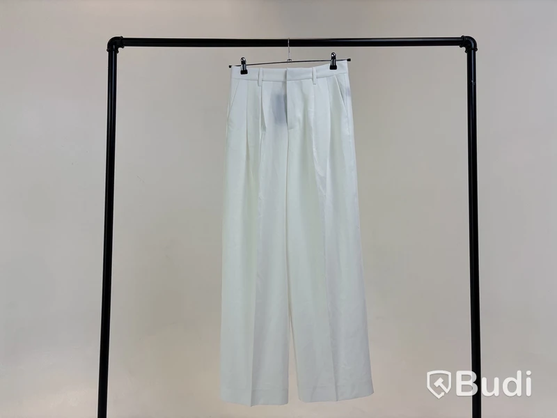 Byxor Leoni Bohdi Trousers, vit, stl. S - By Nathalie Schuterman, Design Filippa Fuxe
