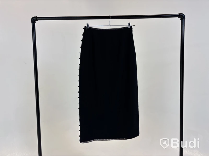 Kjol Leoni Joan silk skirt, svart, stl. M - By Nathalie Schuterman, Design Filippa Fuxe