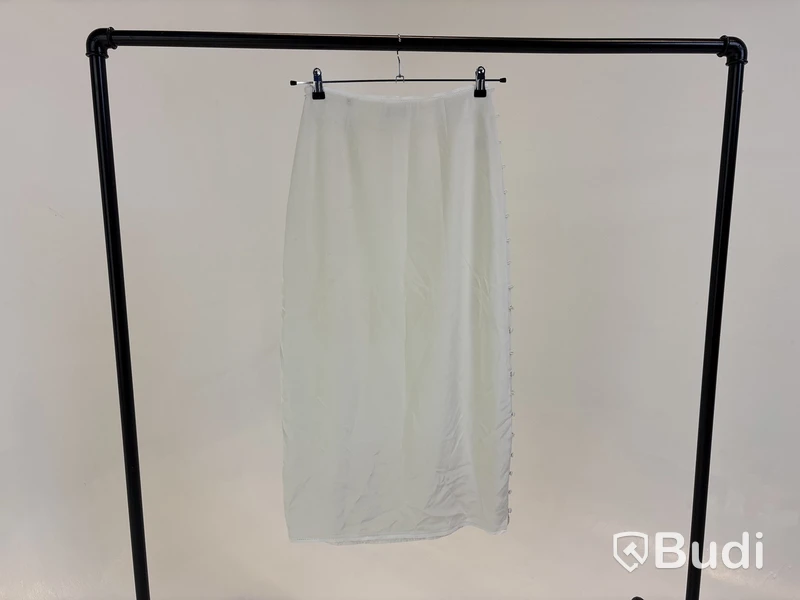 Kjol Leoni Joan silk skirt, vit, stl. M - By Nathalie Schuterman, Design Filippa Fuxe