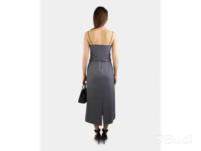 Klänning Nathalie Schuterman, Iver draped dress, blå, stl. 34