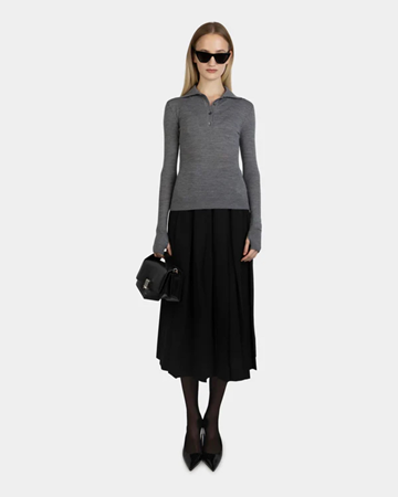 (NY) Top Nathalie Schuterman, Evin sweater grey, stl. 36
