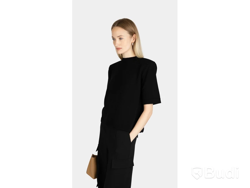 Top Nathalie Schuterman, Anny T-Shirt Black, stl. 34