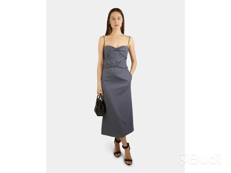 Klänning Nathalie Schuterman, Iver draped dress, blå, stl. 34