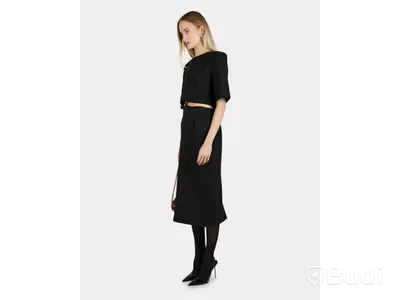 Top Nathalie Schuterman, Wool Fanny Top Black, stl. 36