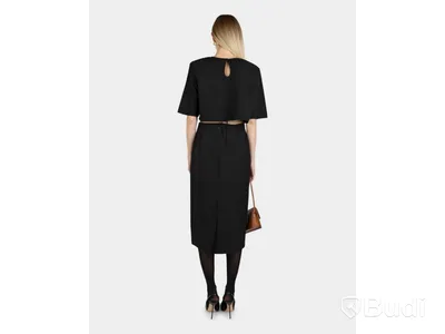 Top Nathalie Schuterman, Wool Fanny Top Black, stl. 36