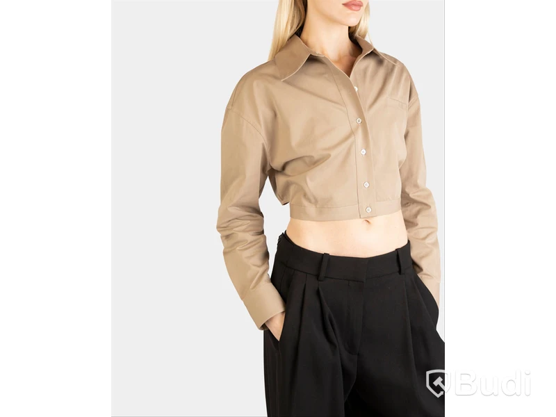 Skjorta Nathalie Schuterman, Kim shirt beige, stl. L