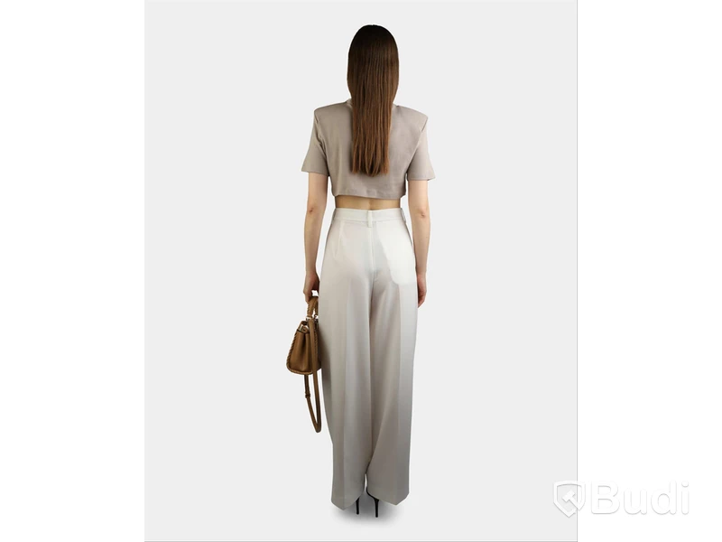 Cropped t-shirt Nathalie Schuterman, Fanny, beige, stl. XS