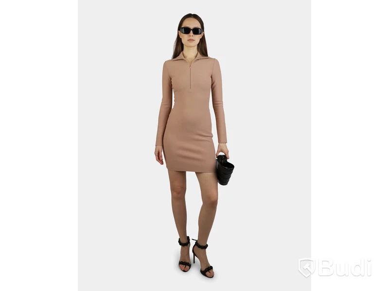 Klänning Alaia, Angie Knit Half Zip Dress, stl. 38