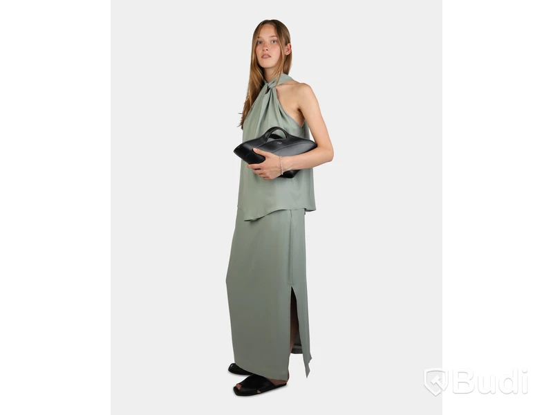 Kjol Nathalie Schuterman, Poem Draped skirt sage, stl. 36