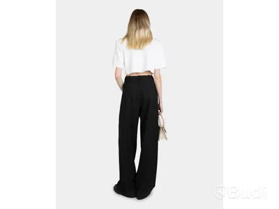 Cropped t-shirt Nathalie Schuterman, Fanny Cropped T-shirt White, stl. M