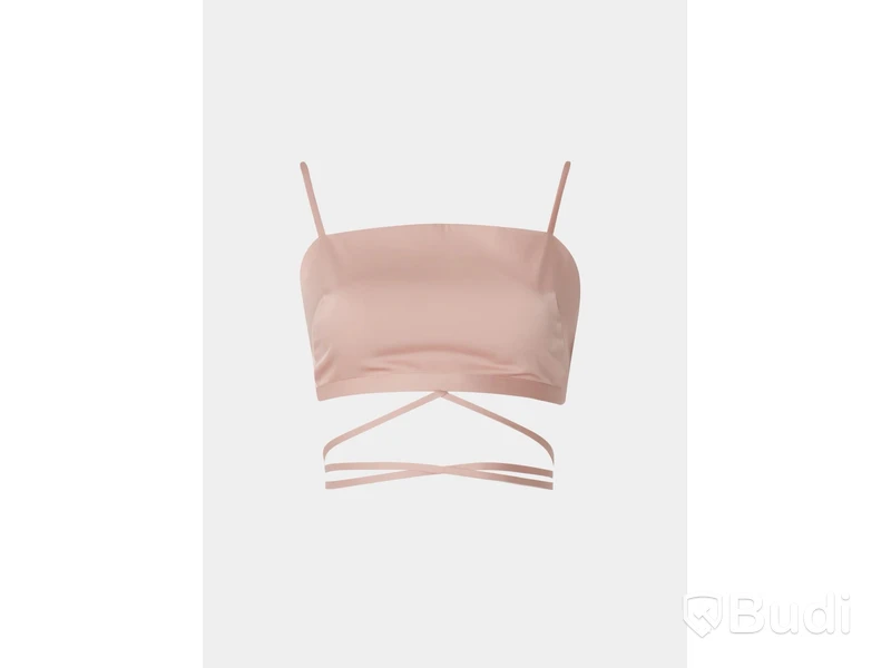 Top Nathalie Schuterman, Satin Bra Top Pink, stl. S