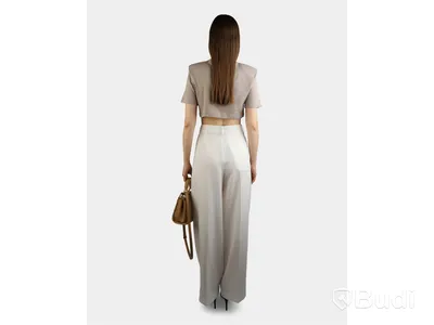 Cropped t-shirt Nathalie Schuterman, Fanny, beige, stl. XS