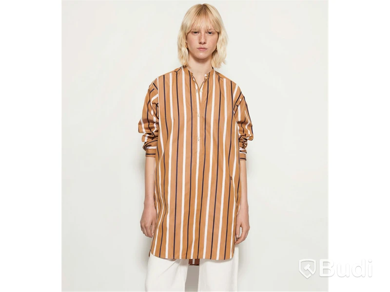 Skjorta Teurn, John shirt, guldbrun, stl. 34
