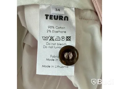 Byxor Teurn, Flat front chinos, stl. 34