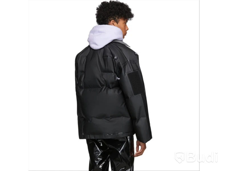 Jacka Eytys Unisex Zephyr Jacket uppblåsbar, svart, Onesize