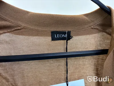 Skjorta Leoni Miro Knitted Shirt, brun, stl. M - By Nathalie Schuterman, Design Filippa Fuxe