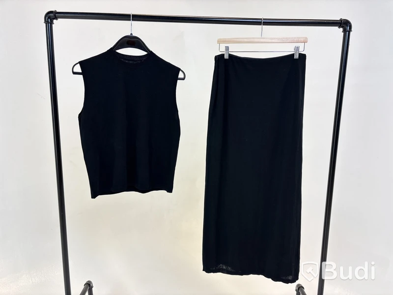 Tvådelad Set med topp och kjol, Leoni, svart, stl. S - by Nathalie Schuterman, Design Filippa Fuxe