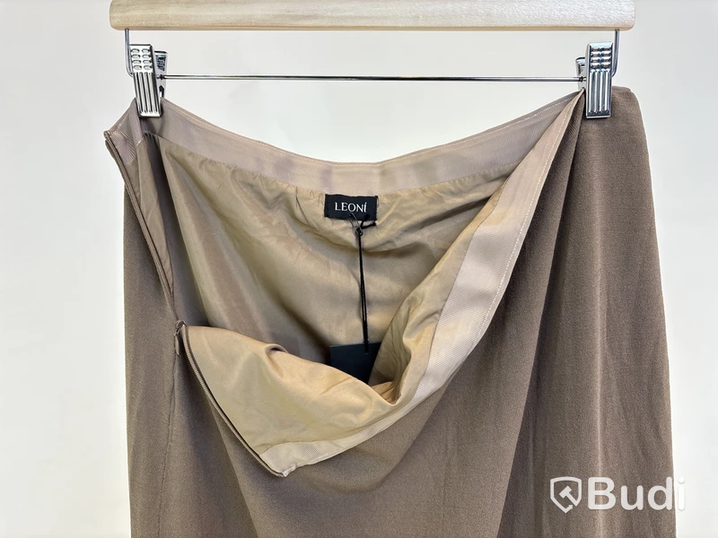 Tvådelad Set med topp och kjol, Leoni, svart/beige-brun stl. M - By Nathalie Schuterman, Design Filippa Fuxe
