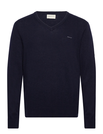 (NY) V-Ringad tröja Gant Extrafine Lambswool V-Neck, stl. XL