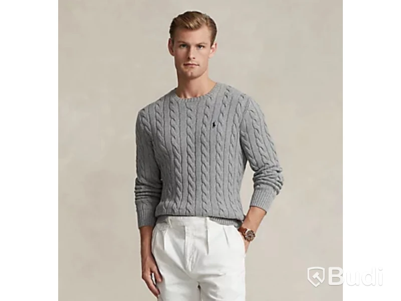 Stickad Tröja Polo Ralph Lauren Long Sleeve Crew Neck, stl. XXL