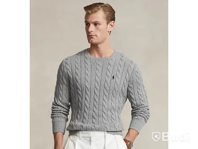 Stickad Tröja Polo Ralph Lauren Long Sleeve Crew Neck, stl. XXL