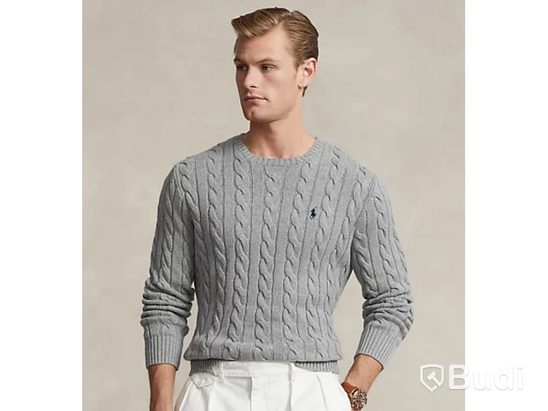 Stickad Tröja Polo Ralph Lauren Long Sleeve Crew Neck, stl. XXL