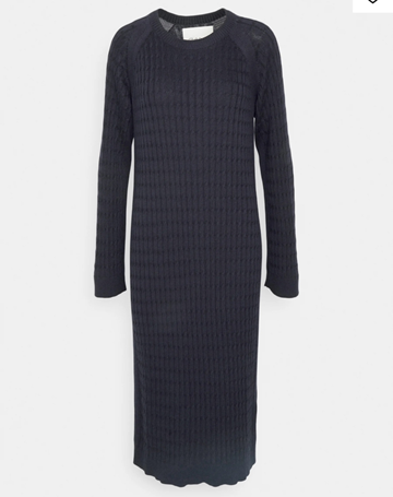 (NY) Klänning Gant Cable C-Neck Dress, stl. S