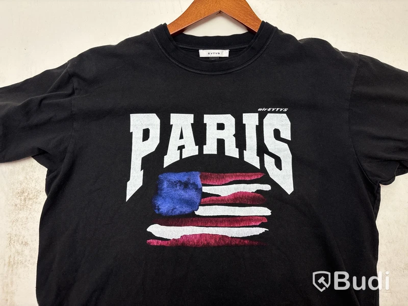 T-shirt Eytys, stl. dam S, herr XS