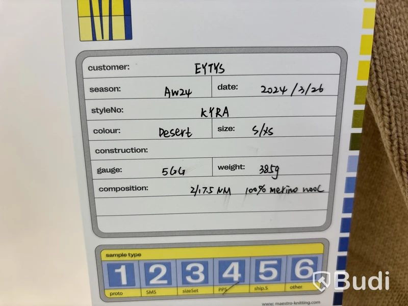 Sample Tröja Eytys, stl. dam S, herr XS