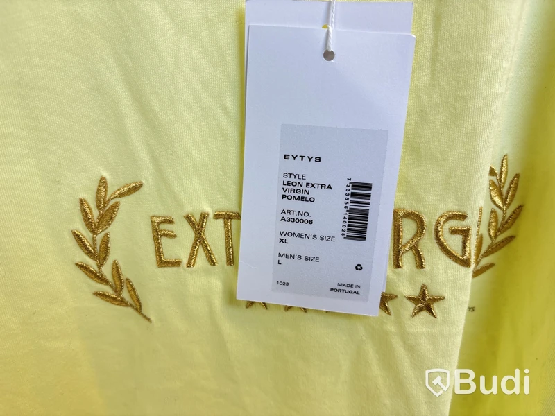 T-shirt Eytys, stl. dam XL, herr L
