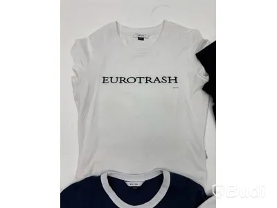 4 st. Croppade t-shirts (NY) Eytys, stl. dam S, herr XS