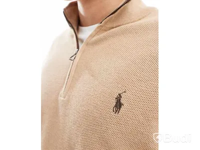 Stickad tröja Polo Ralph Lauren, beige, melerad, stl. XXL