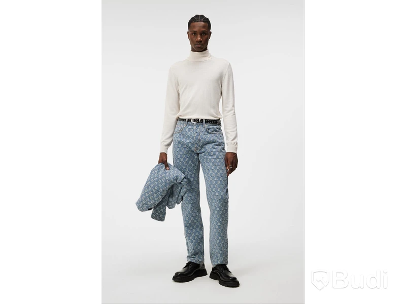 Turtleneck i Merino ull J.Lindeberg, beige, stl. XL