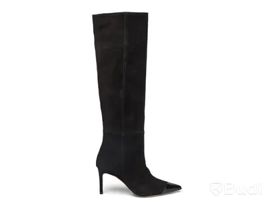 Alia Suede Höga stövlar Custommade, svarta, stl. 36